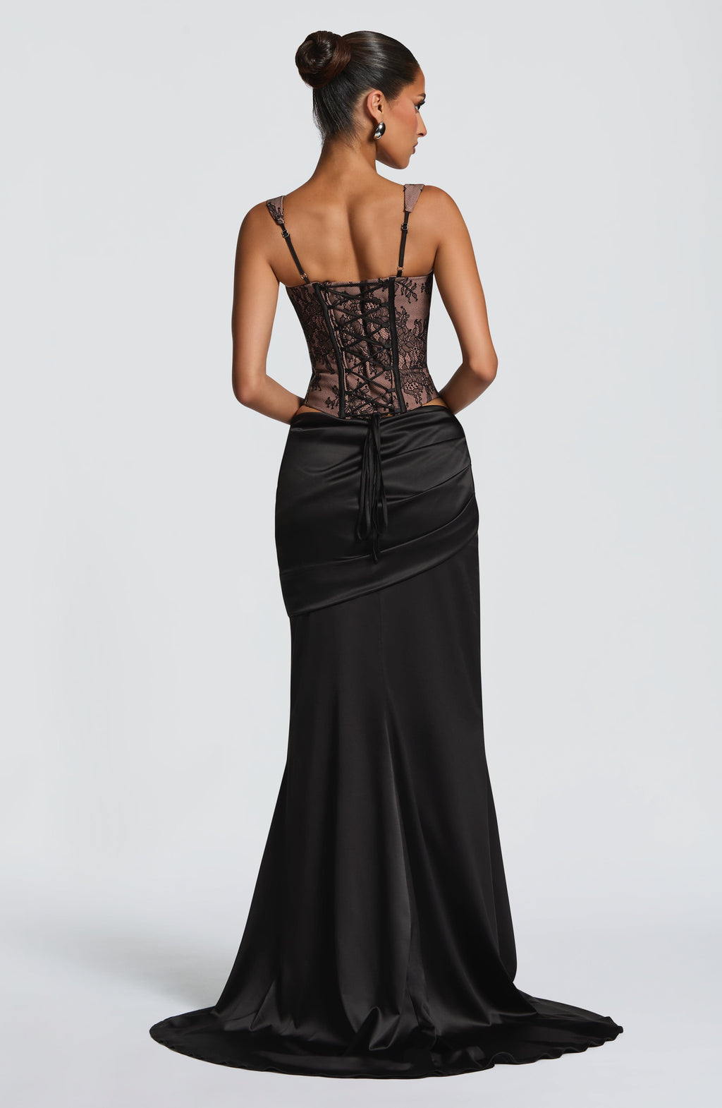 Spódnica maxi Claudette – czarna