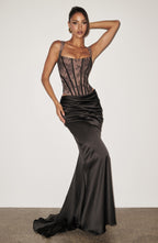 Spódnica maxi Claudette – czarna