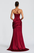 Suknia Connie – burgundowa