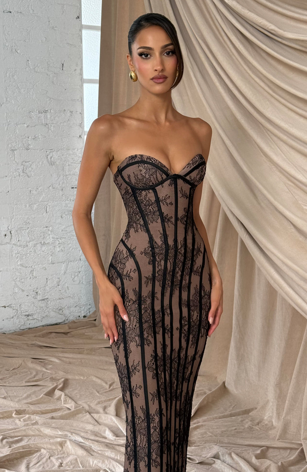 Sukienka maxi Sian – czarna