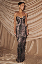 Sukienka maxi Sian – czarna