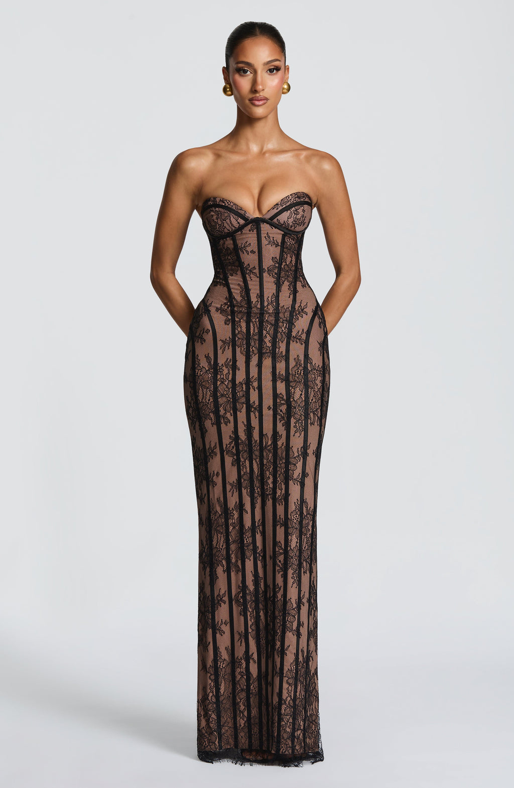 Sukienka maxi Sian – czarna