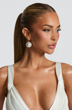 Kolczyki Therese – perłowe